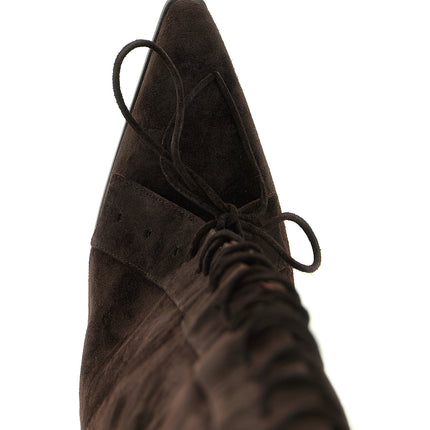 Paris Texas Brown Calfskin Over The Knee