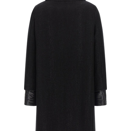 Herno Black Wool Coat