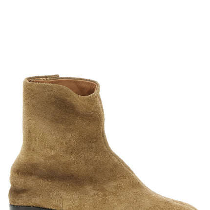 Maison Margiela Beige Calfskin Ankle Boots
