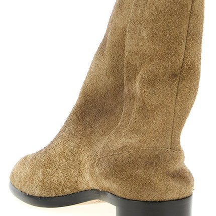 Maison Margiela Beige Calfskin Ankle Boots