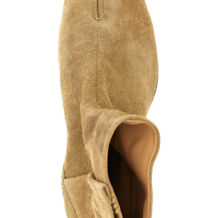 Maison Margiela Beige Calfskin Ankle Boots