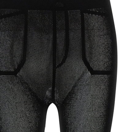 Issey Miyake Black Nylon Leggings