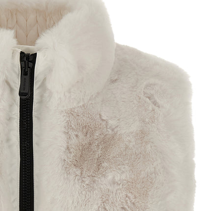 GOLDBERGH White Polyester Sleeveless Jacket