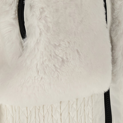 GOLDBERGH White Polyester Sleeveless Jacket