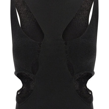 Rick Owens Black Wool Tank Tops