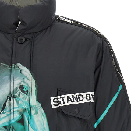 Undercover Black Polyester Shell Jacket