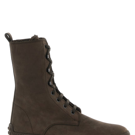 Tod's Brown Calfskin Ankle Boots