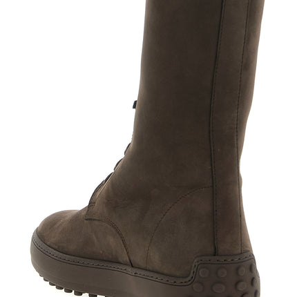 Tod's Brown Calfskin Ankle Boots