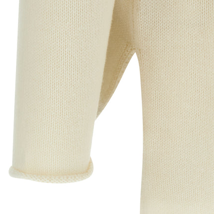 Undercover White Wool Cardigan