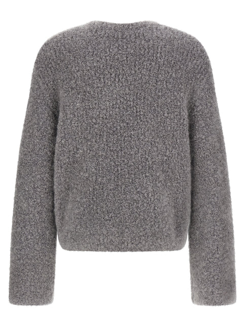 SÉFR Gray Fabric Cardigan