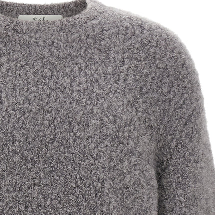 SÉFR Gray Fabric Cardigan