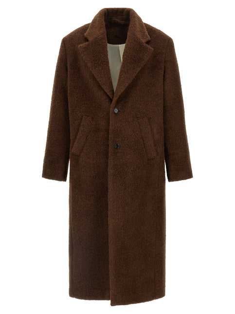SÉFR Brown Wool Coat
