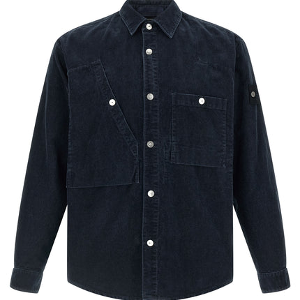 Stone Island Blue Cotton Blouse