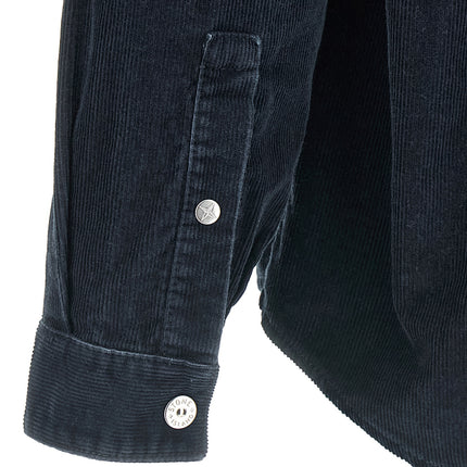 Stone Island Blue Cotton Blouse