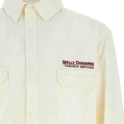 WILLY CHAVARRIA Beige Cotton Blouse