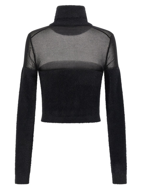 Elisabetta Franchi Black Polyamide Cardigan