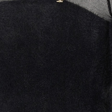 Elisabetta Franchi Black Polyamide Cardigan