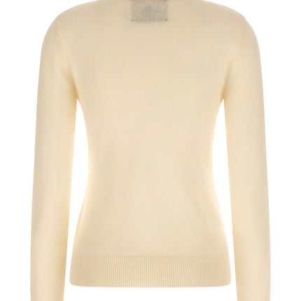 PERFECT MOMENT White Merino Wool Cardigan