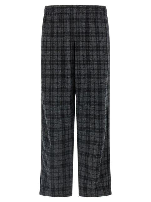 WILLY CHAVARRIA Gray Wool Casual Pants