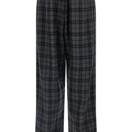 WILLY CHAVARRIA Gray Wool Casual Pants