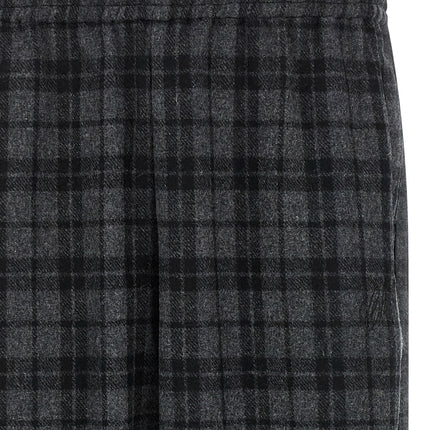 WILLY CHAVARRIA Gray Wool Casual Pants