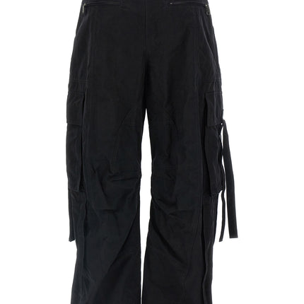 Dolce & Gabbana Black Cotton Cargo Pants