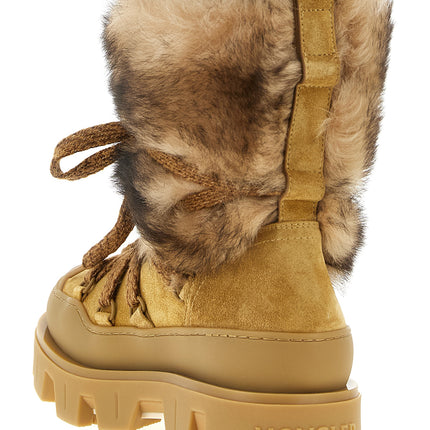 Moncler Brown Calfskin Flat Boots