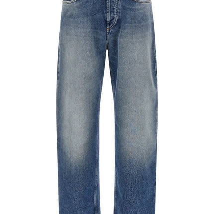 Magliano Blue Cotton Straight-Leg Jeans