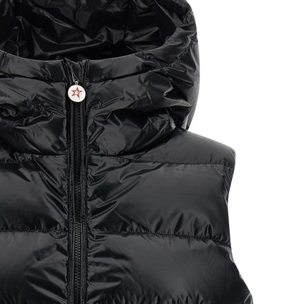 PERFECT MOMENT Black Polyamide Sleeveless Jacket