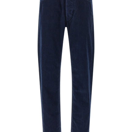 Stone Island Blue Cotton Casual Pants