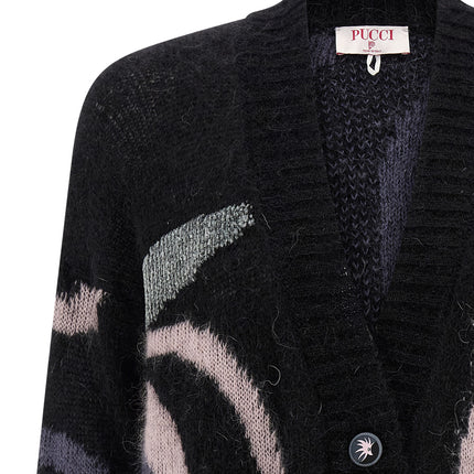 Emilio Pucci Black Wool Cardigan