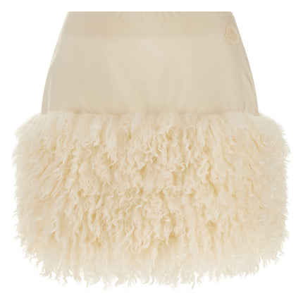 Moncler White Polyamide Long Skirt