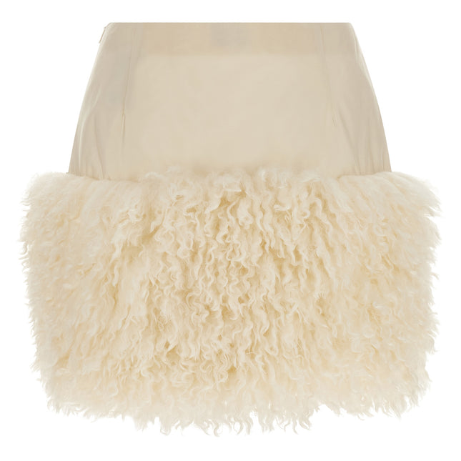 Moncler White Polyamide Long Skirt
