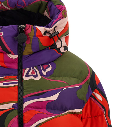 Emilio Pucci Multicolor Polyamide Full-Length Jacket