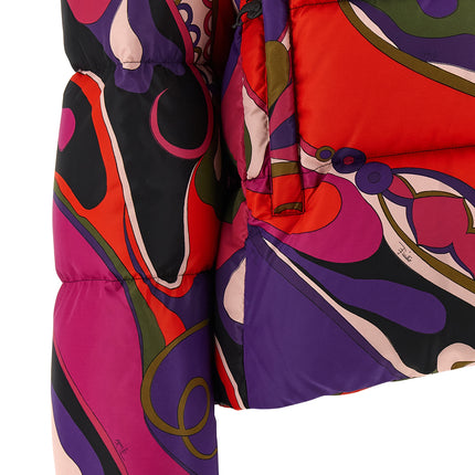 Emilio Pucci Multicolor Polyamide Full-Length Jacket