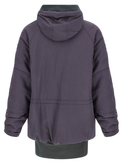 Magliano Purple Virgin Wool Parka