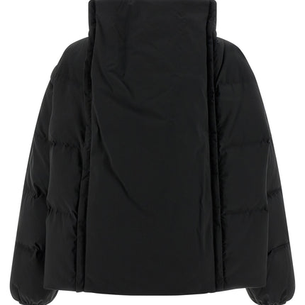 MM6 Maison Margiela Black Polyester Full-Length Jacket
