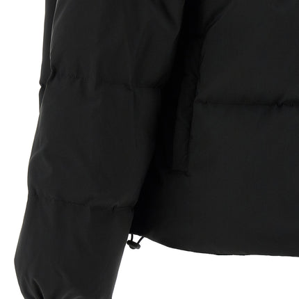 MM6 Maison Margiela Black Polyester Full-Length Jacket
