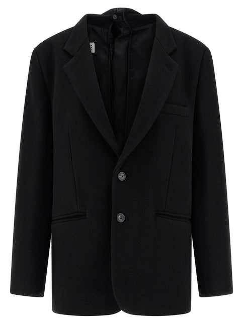 MM6 Maison Margiela Black Virgin Wool Blazer