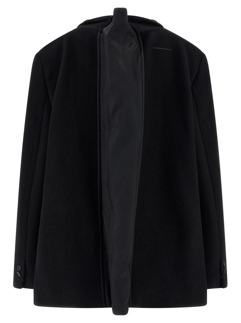 MM6 Maison Margiela Black Virgin Wool Blazer