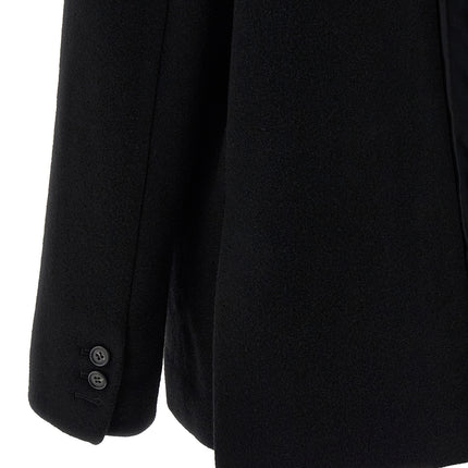 MM6 Maison Margiela Black Virgin Wool Blazer