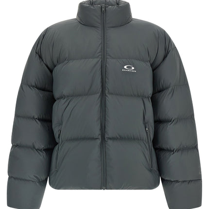 Balenciaga Gray Polyamide Full-Length Jacket