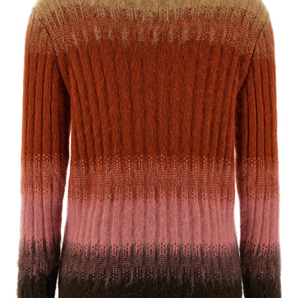 Fendi Multicolor Wool Cardigan