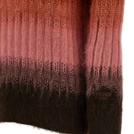 Fendi Multicolor Wool Cardigan