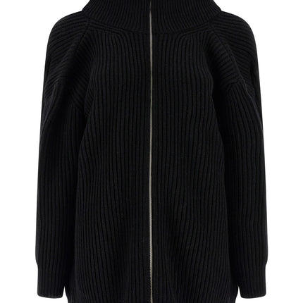 MM6 Maison Margiela Black Wool Short Dress