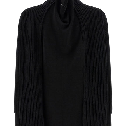 MM6 Maison Margiela Black Wool Short Dress