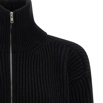 MM6 Maison Margiela Black Wool Short Dress