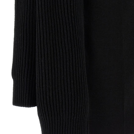 MM6 Maison Margiela Black Wool Short Dress