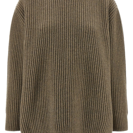 MM6 Maison Margiela Beige Virgin Wool Short Dress