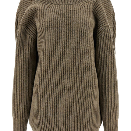 MM6 Maison Margiela Beige Virgin Wool Short Dress